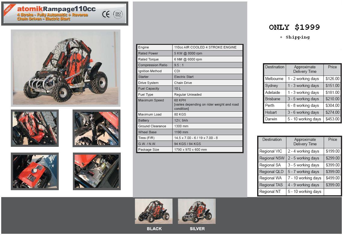 Rampage110ccSpecs