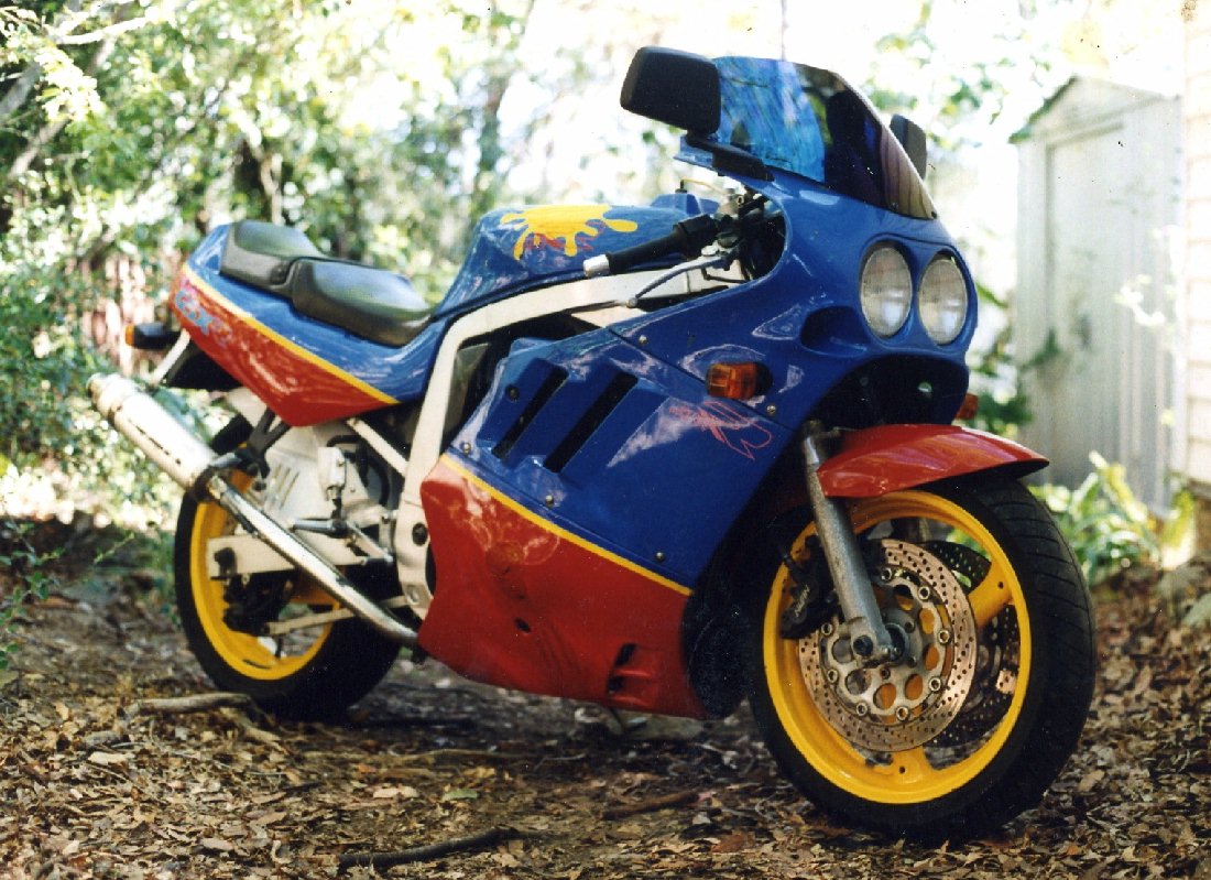 Suzuki GSXR750 motorcycle